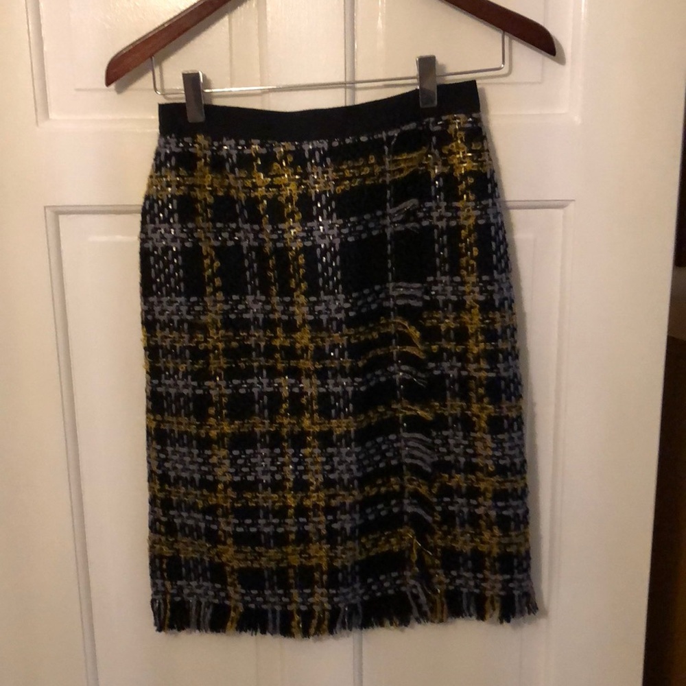 ErdemxH&M designer collaboration wool blend skirt